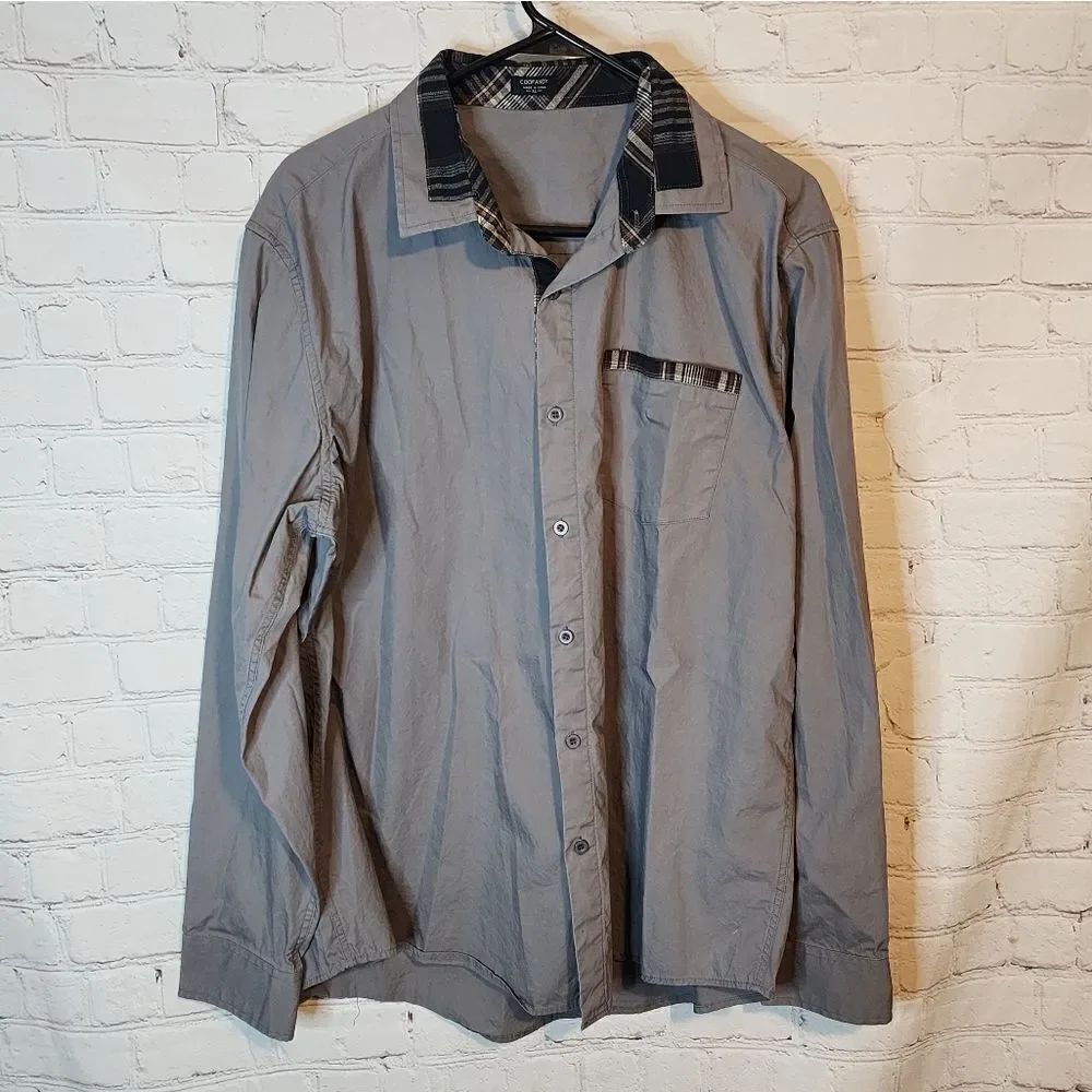 Men's Coofandy longsleeve button-down shirt, size XL